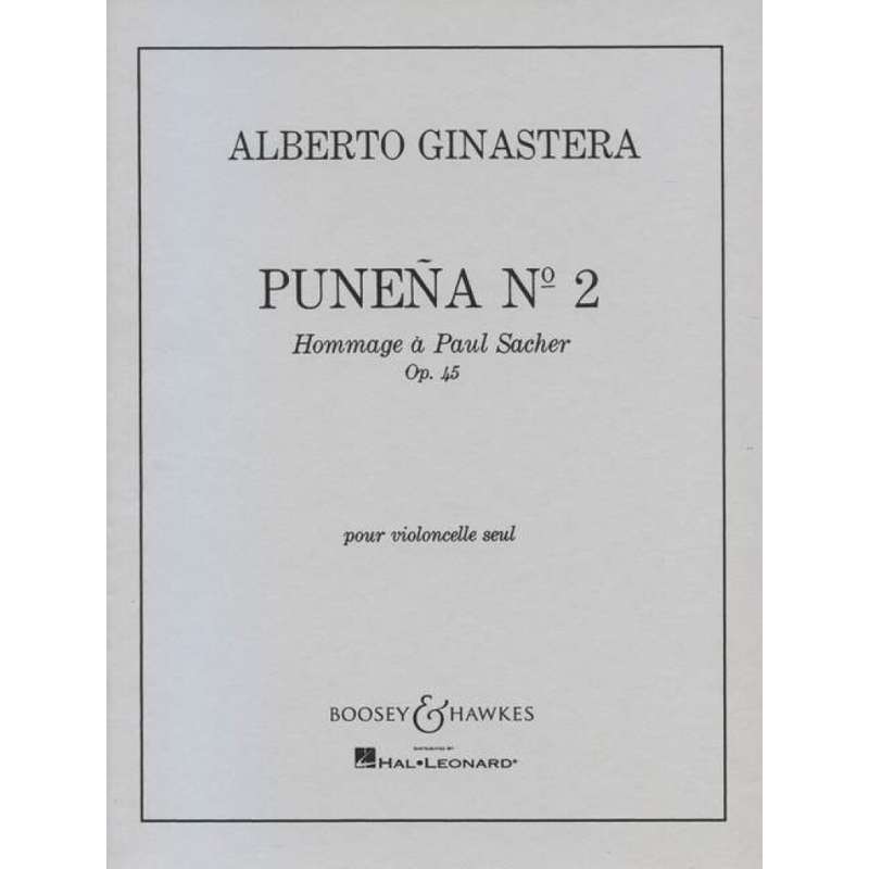 Ginastera, Alberto - Punena No. 2 op. 45