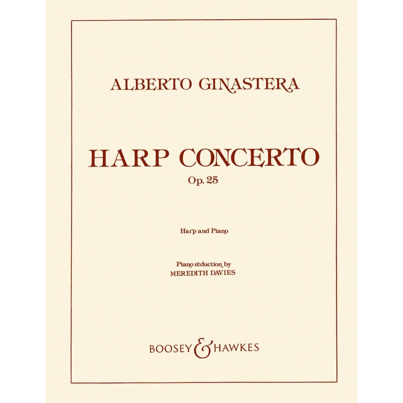 Ginastera, Alberto - Harp Concerto op. 25