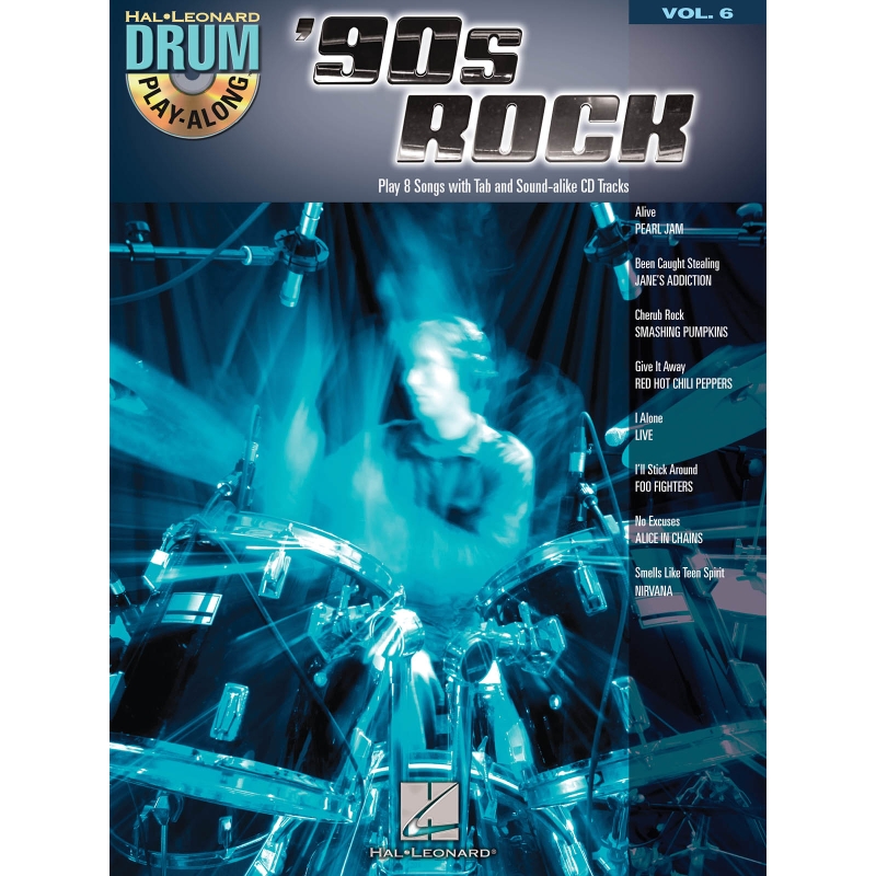 Drum Play-Along Volume 6: 90s Rock -
