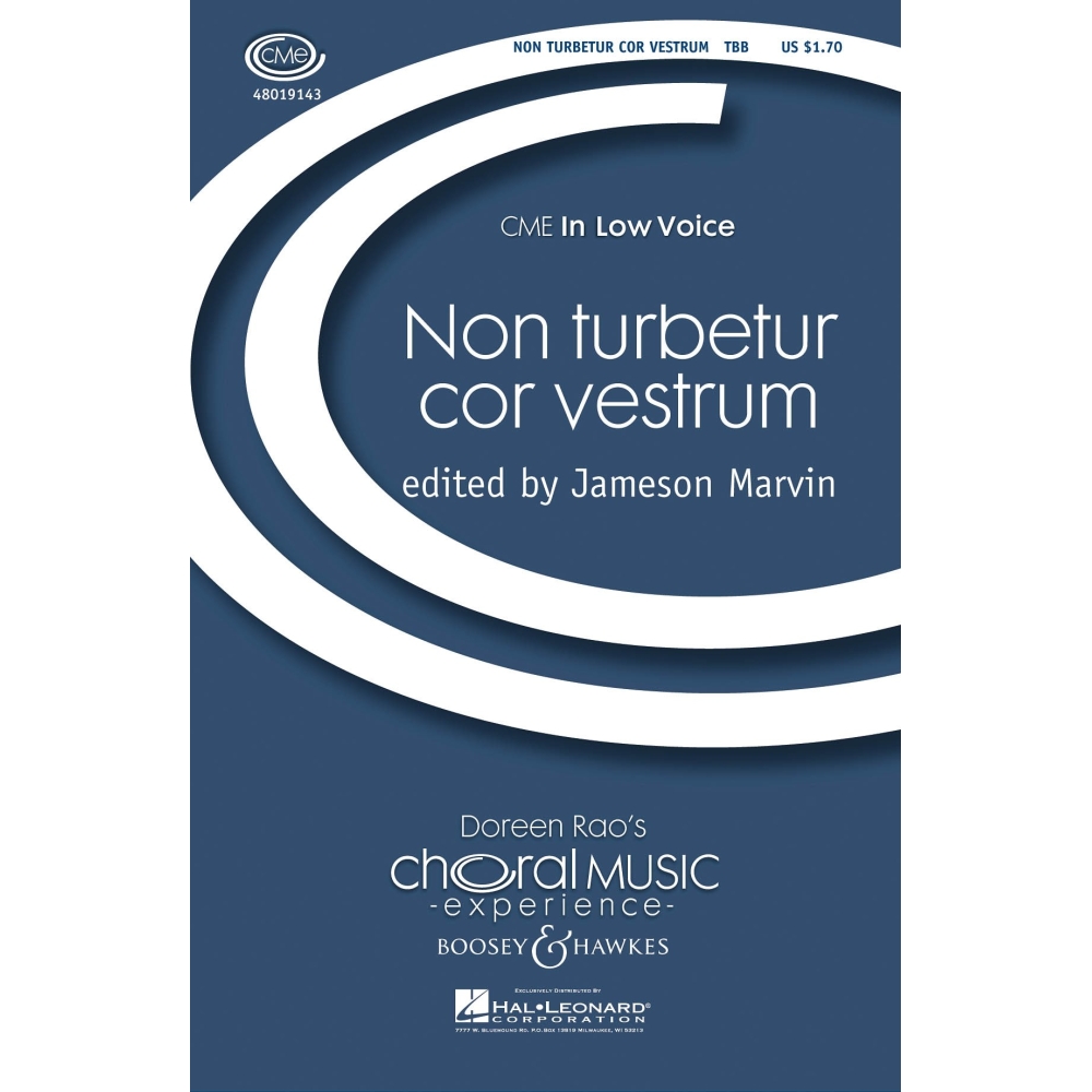 Viadana, Ludovico Grossi da - Non turbeter cor vestrum 