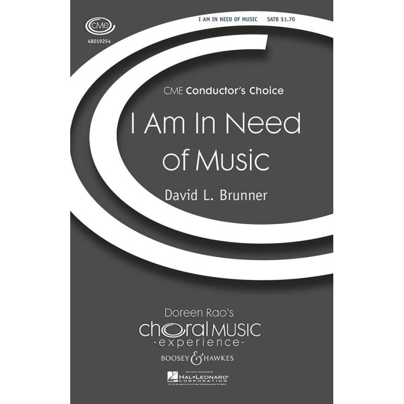 Brunner, David - I am in need of music