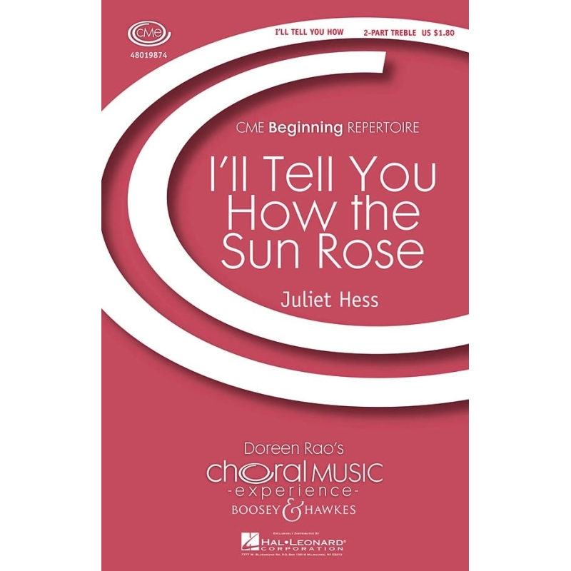 Hess, Juliet - I'll Tell You How the Sun Rose 