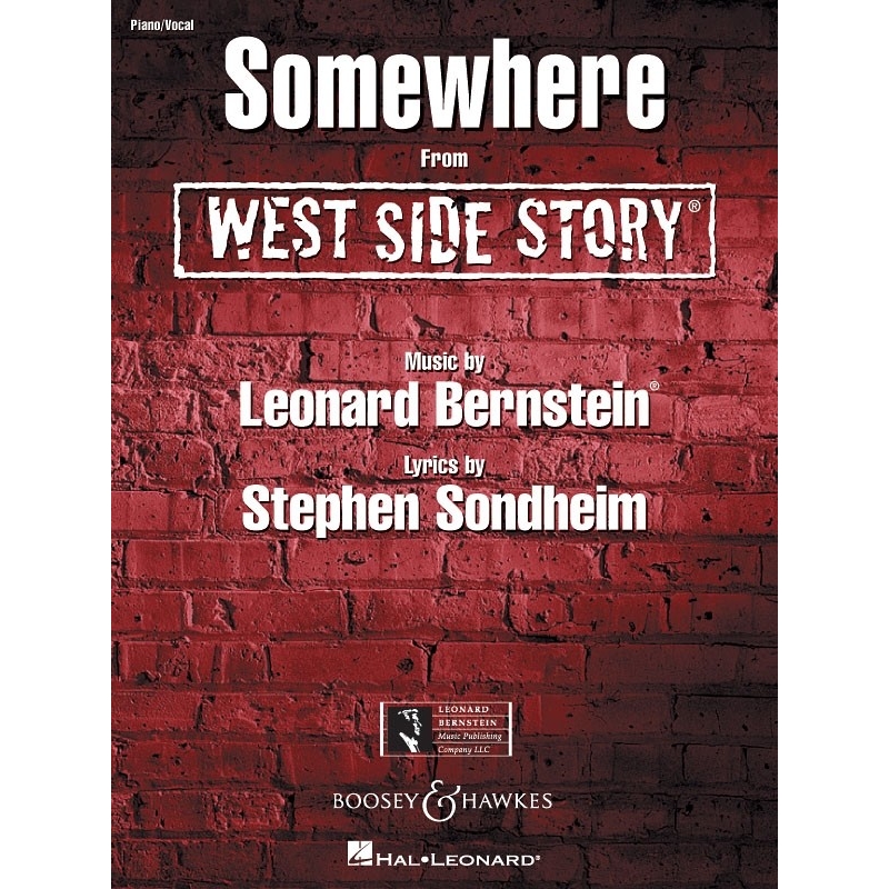 Bernstein - Somewhere: Piano, Vocal and Guitar