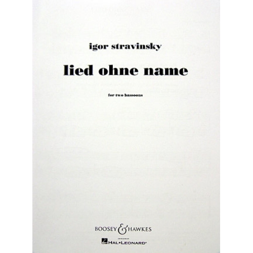 Stravinsky, Igor - Lied...