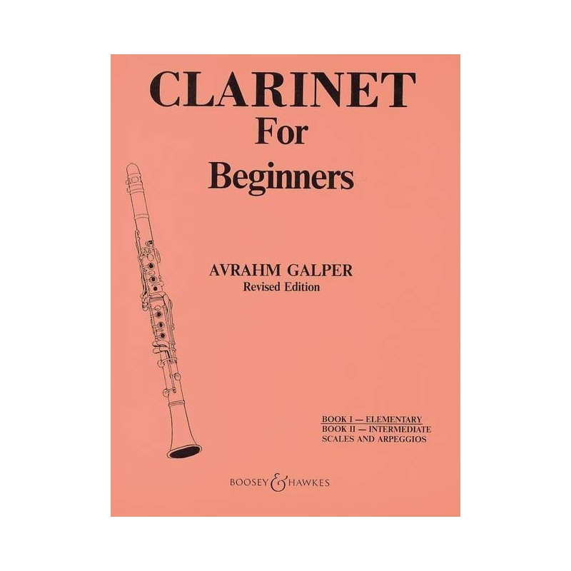 Galper Avrahm Clarinet for Beginners Vol. 1