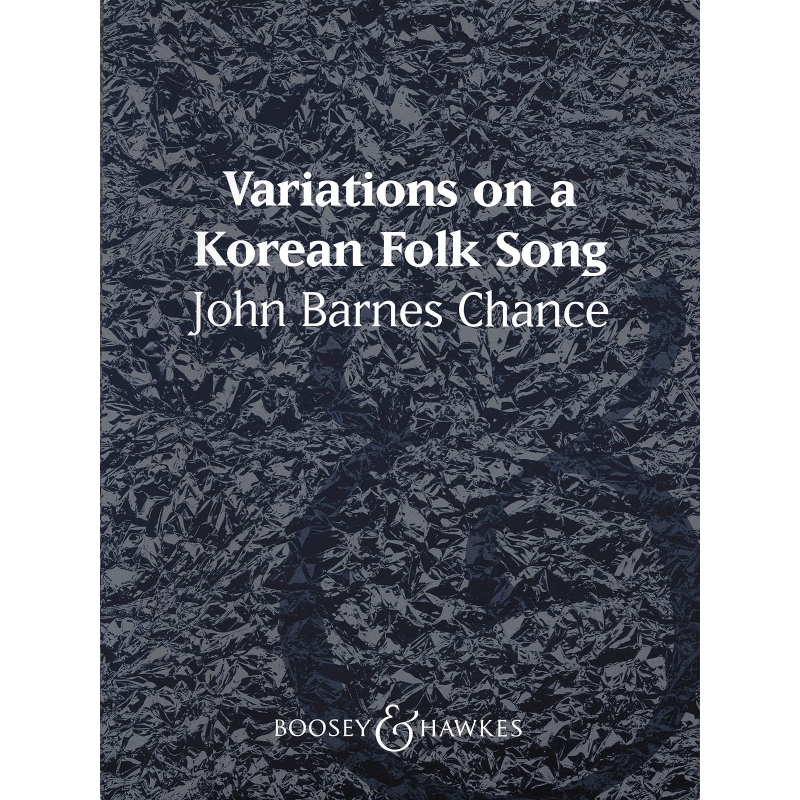 Chance, John Barnes - Variations on a Korean Folk Song QMB 348