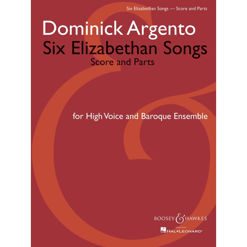 Argento, Dominick - Six Elizabethan Songs