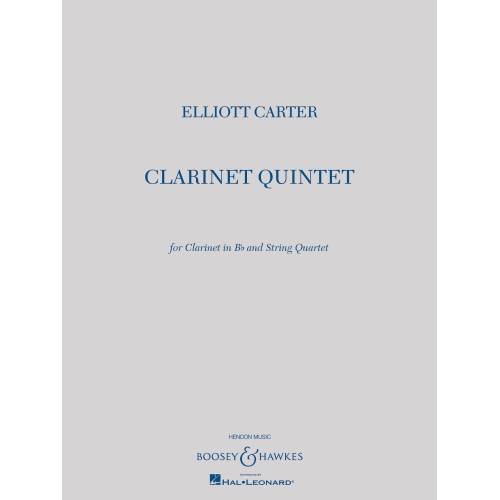 Carter, Elliott - Clarinet...