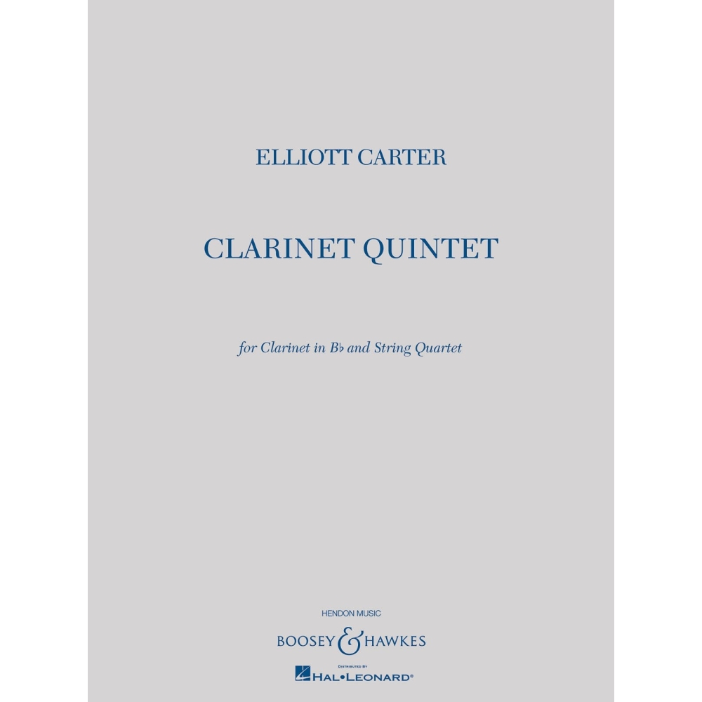 Carter, Elliott - Clarinet Quintet 