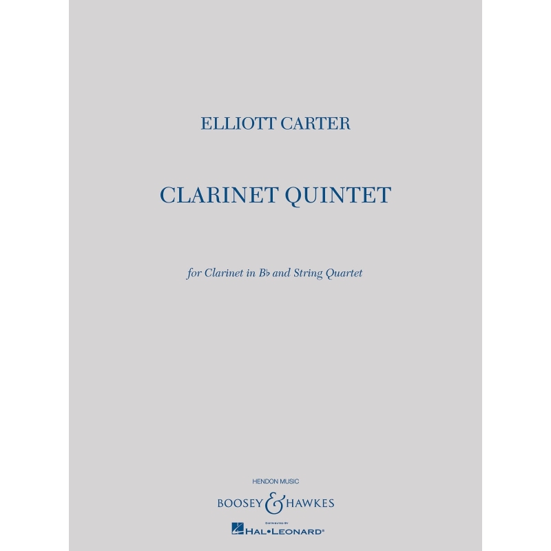Carter, Elliott - Clarinet Quintet 