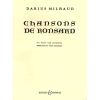 Milhaud, Darius - Chansons de Ronsard 