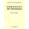 Milhaud, Darius - Chansons de Ronsard