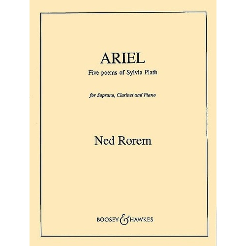 Rorem, Ned - Ariel 5 Poems Of S Plath 