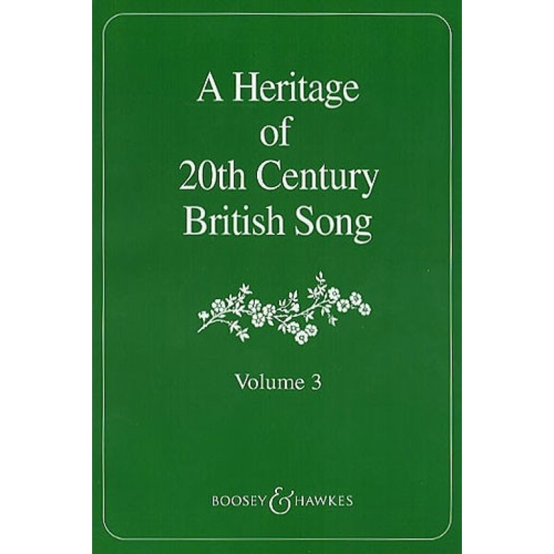 A Heritage of 20th Century Songs Volume 3