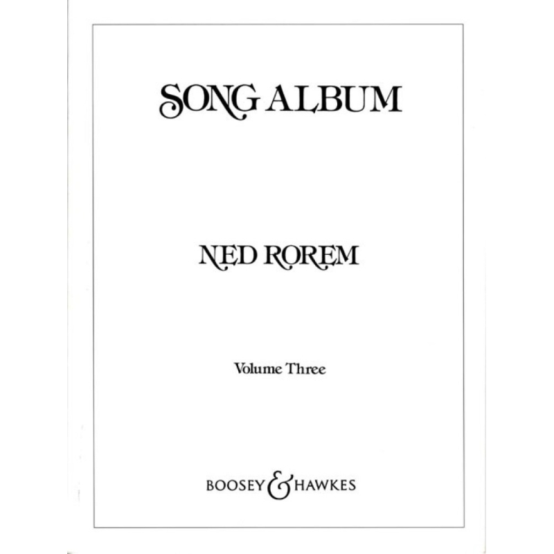 Rorem, Ned - Song Album   Vol. 3