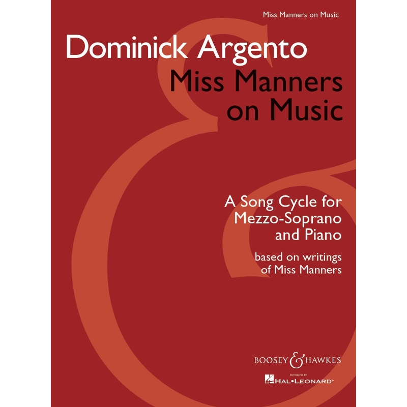 Argento, Dominick - Miss Manners on Music