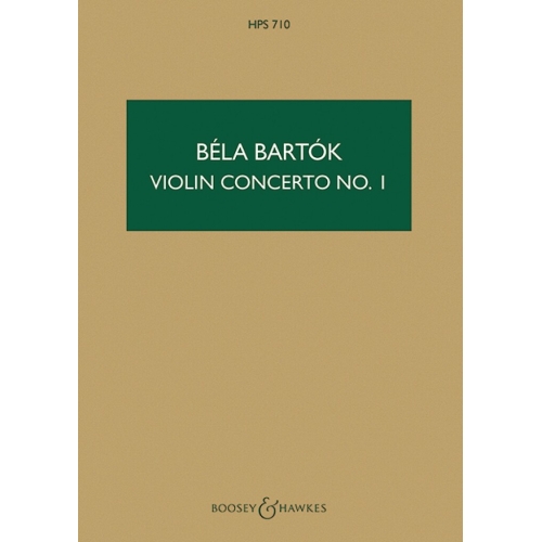 Bartok, Bela - Violin Concerto No. 1 op. posth.