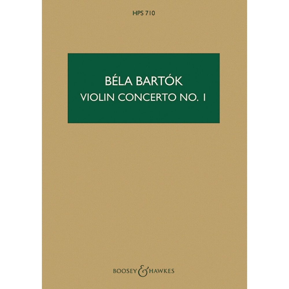 Bartók, Béla - Violin Concerto No. 1 op. posth. HPS 710