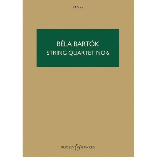 Bartok, Bela - String Quartet No. 6