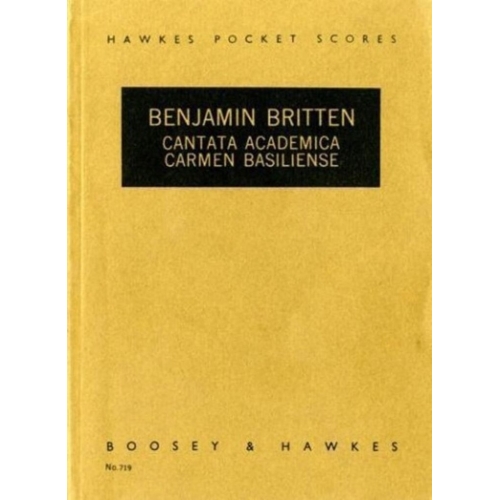 Britten, Benjamin - Cantata Academica op. 62