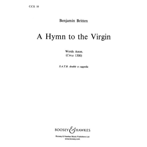 Britten, Benjamin - A Hymn to the Virgin