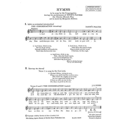 Britten, Benjamin - Noye's...