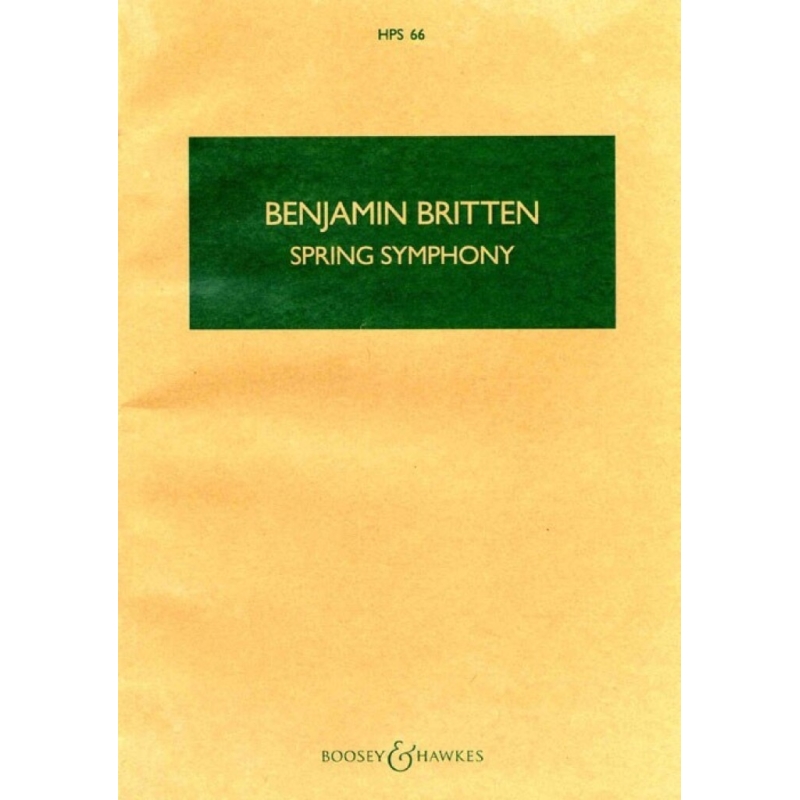 Britten, Benjamin - Spring Symphony op. 44 HPS 66