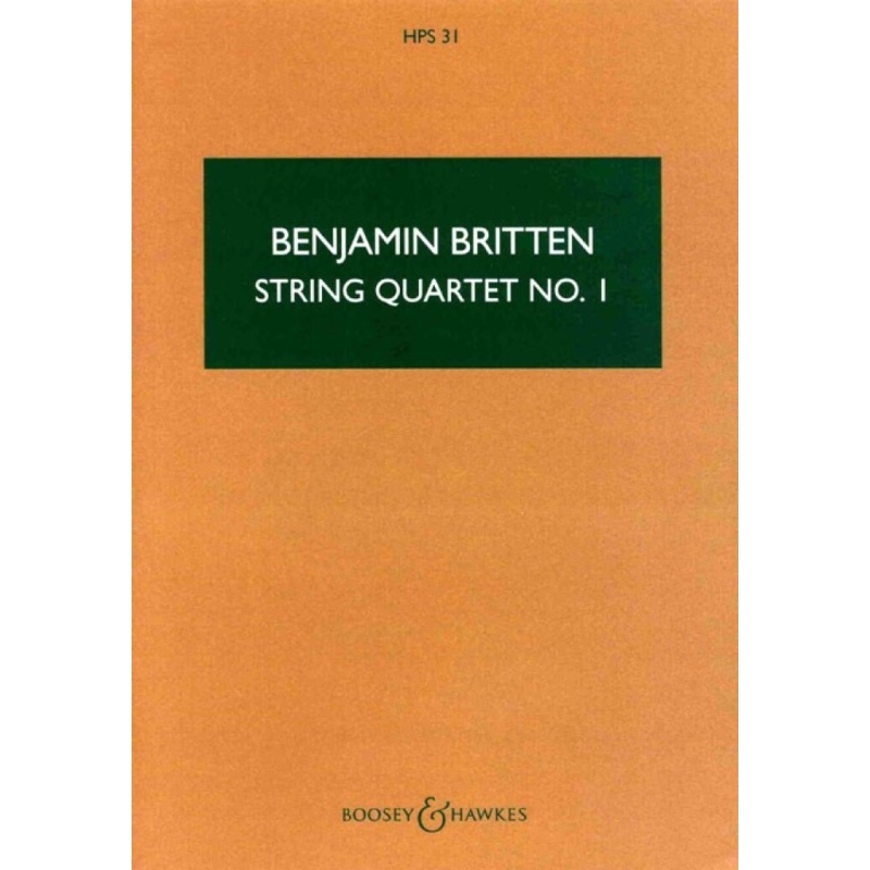 Britten, Benjamin - String Quartet No. 1 D major op. 25 HPS 31