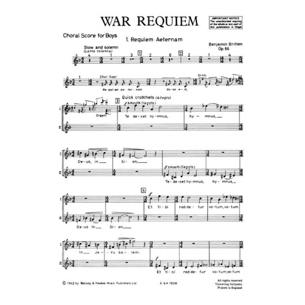 Britten, Benjamin - War Requiem op. 66 