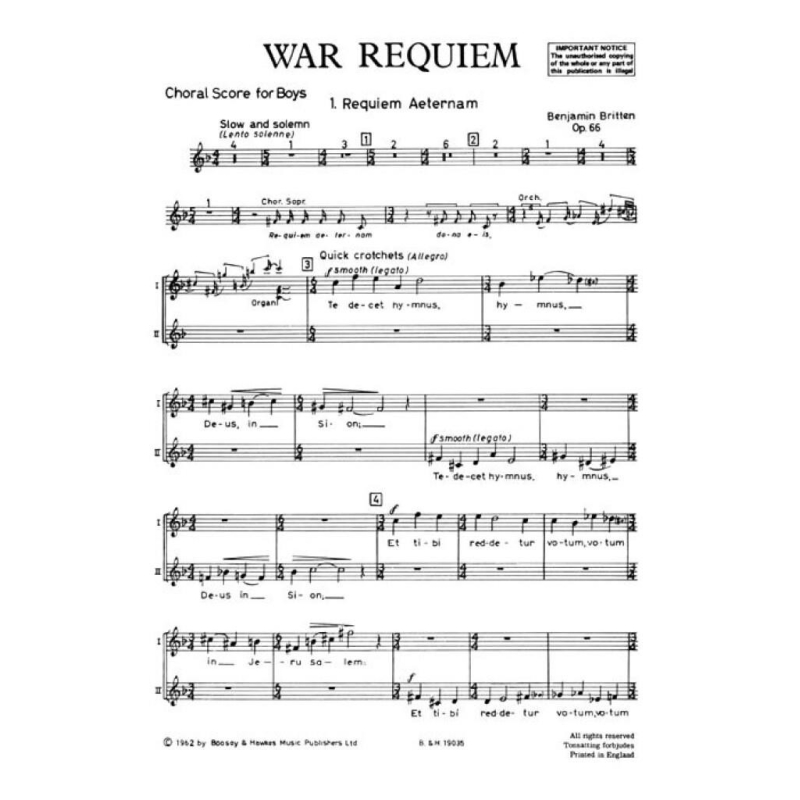 Britten, Benjamin - War Requiem op. 66 