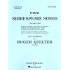 Quilter, Roger - 5 Shakespeare Songs op. 23 