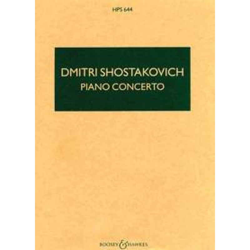 Shostakovich, Dmitri - Piano Concerto No. 1 C minor op. 35