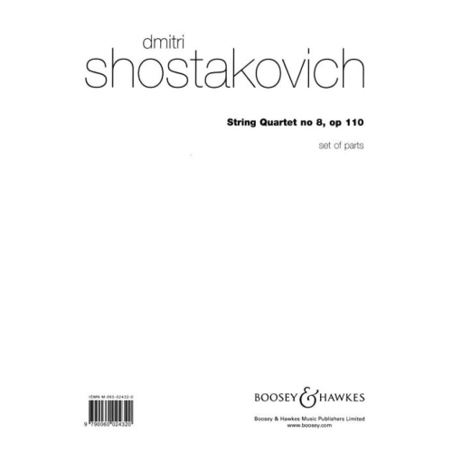 Shostakovich, Dmitri - String Quartet No. 8 op. 110