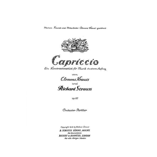 Strauss, Richard - Capriccio op. 85 