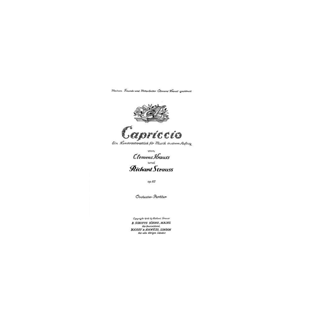 Strauss, Richard - Capriccio op. 85 