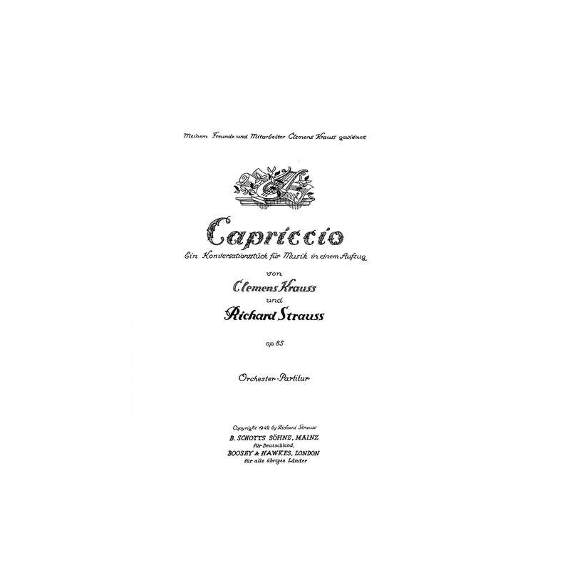 Strauss, Richard - Capriccio op. 85 
