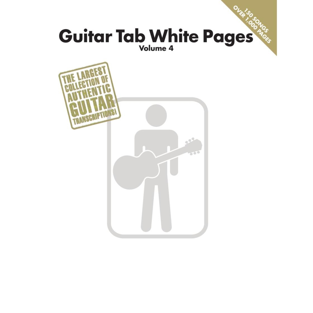 Guitar Tab White Pages: Volume 4 -
