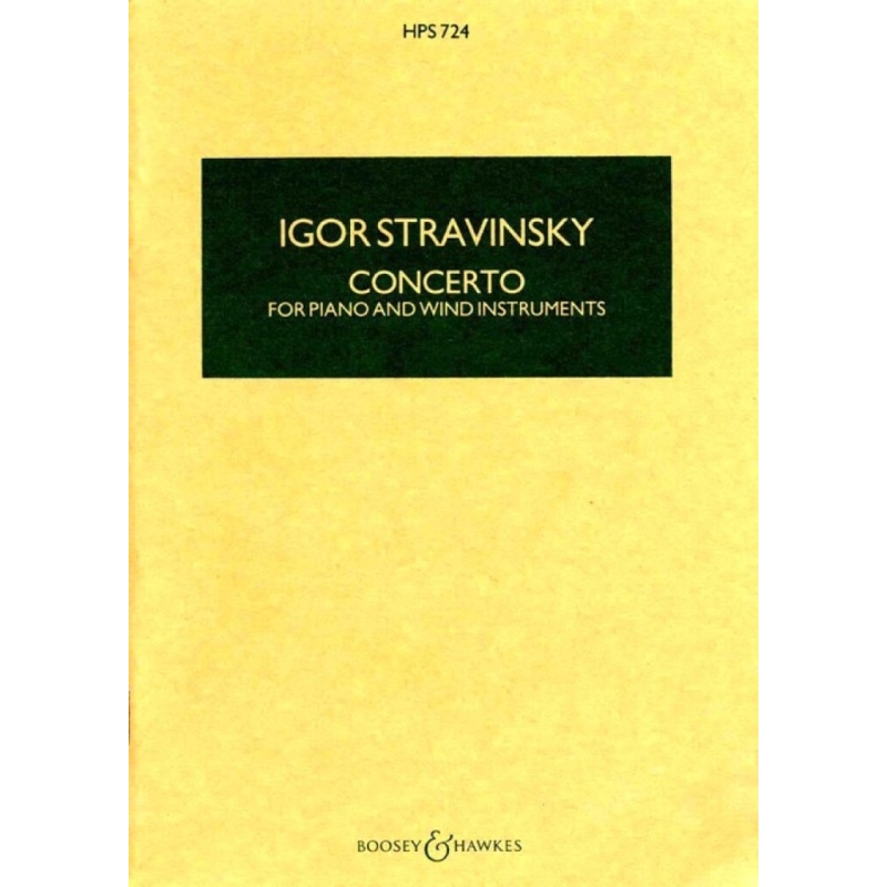 Stravinsky, Igor - Concerto HPS 724
