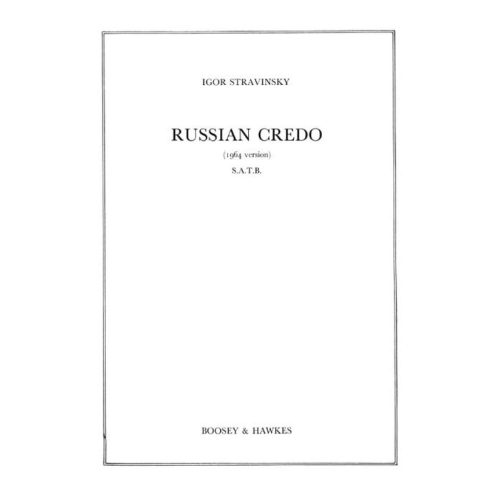 Stravinsky, Igor - Russian...