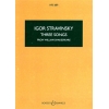 Stravinsky, Igor - Three Songs from William Shakespeare HPS 689