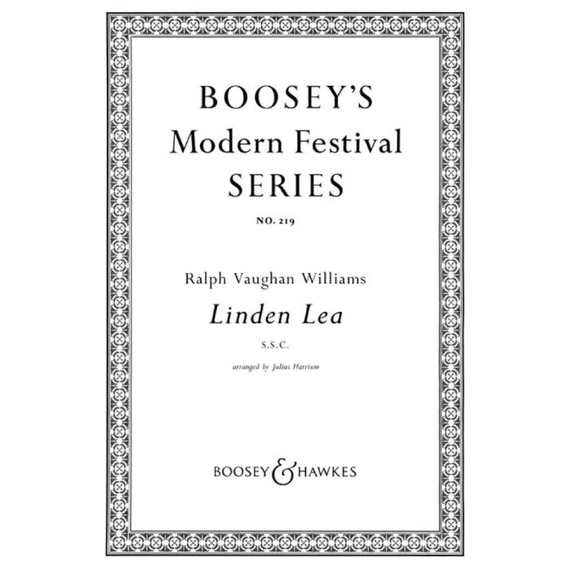 Vaughan Williams, Ralph - Linden Lea MFS No. 219
