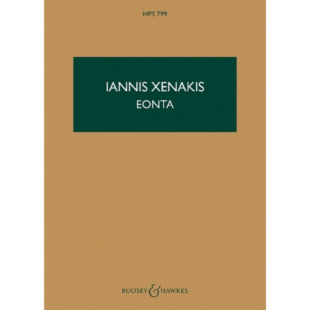 Xenakis, Iannis - Eonta HPS 799