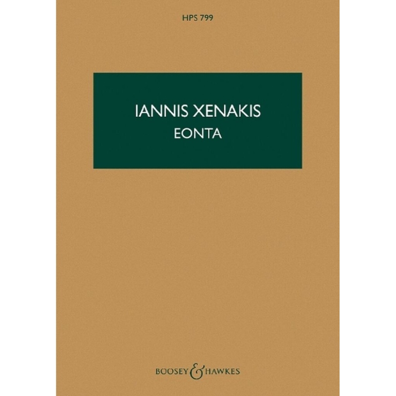 Xenakis, Iannis - Eonta HPS 799