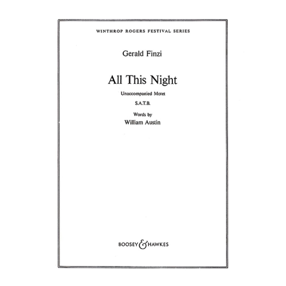 Finzi, Gerald - All this Night op. 33 