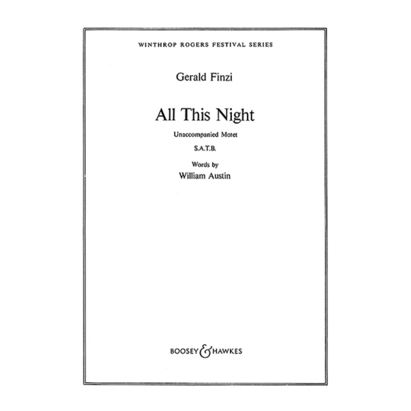 Finzi, Gerald - All this Night op. 33 
