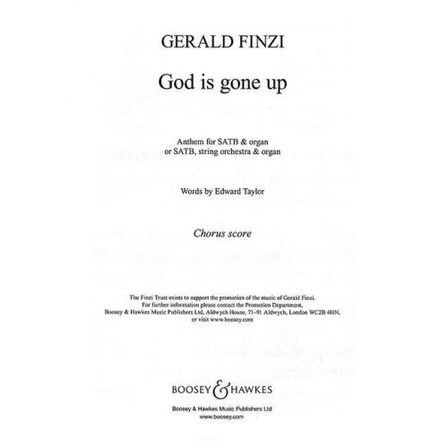 Finzi, Gerald - God Is Gone Up op. 27/2