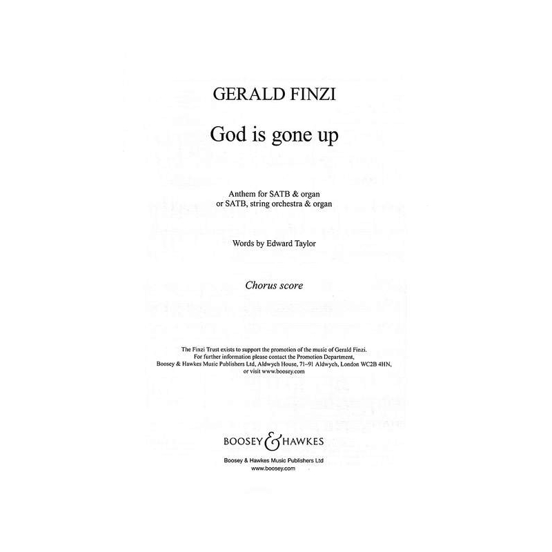 Finzi, Gerald - God Is Gone Up op. 27/2