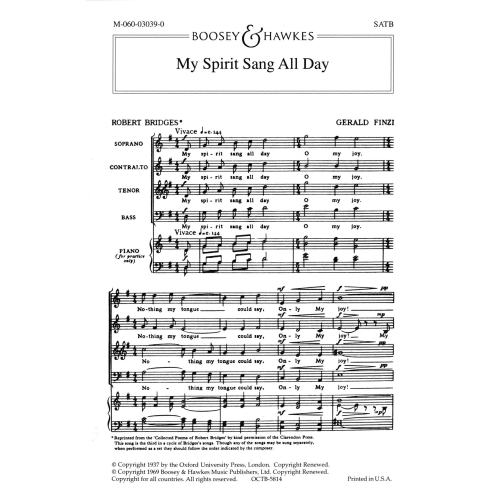 Finzi, Gerald - Seven Poems...