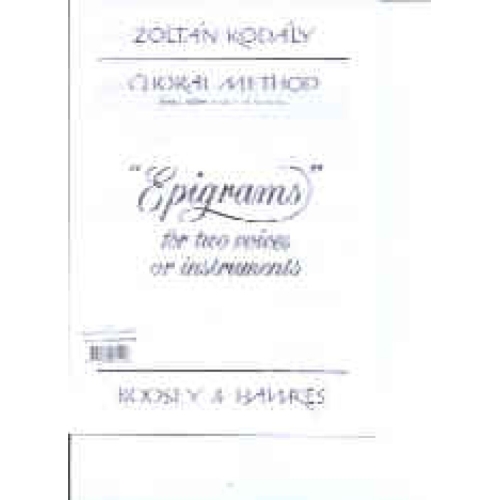 Kodály, Zoltán - Choral...