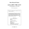 Maxwell Davies, Peter - Lullabye for Lucy